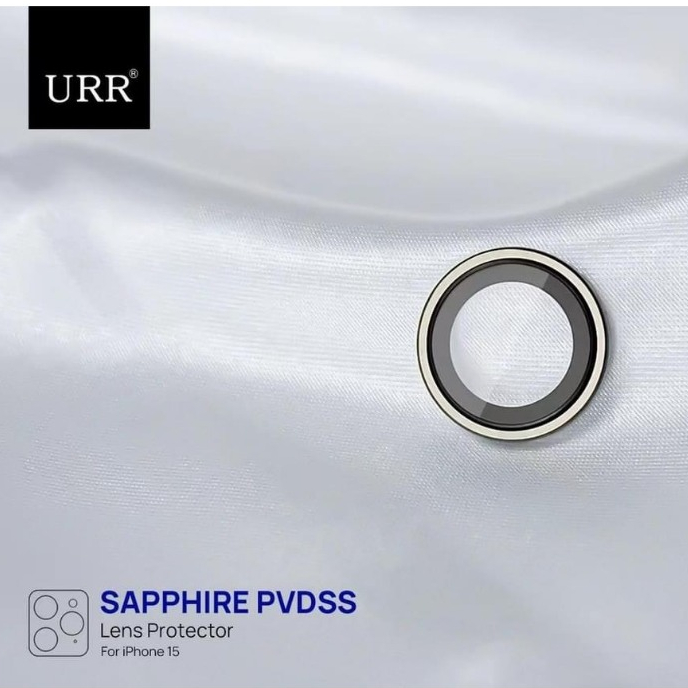 AUTOBOT URR SAPPHIRE PVDSS - Khung dán bảo vệ Lens Camera Smart Phone 15 Pro Max , cao cấp bằng Sapphire nguyên khối