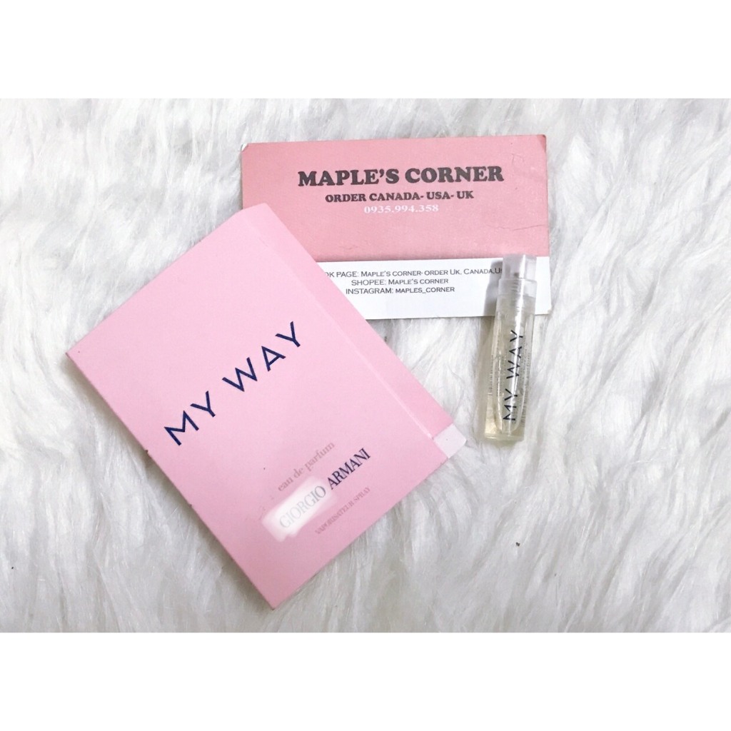 Vial nước hoa My Way armani