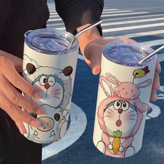 [HÀNG SẴN - GIAO NHANH 24H] Bình giữ nhiệt Doraemon cao cấp 600ml