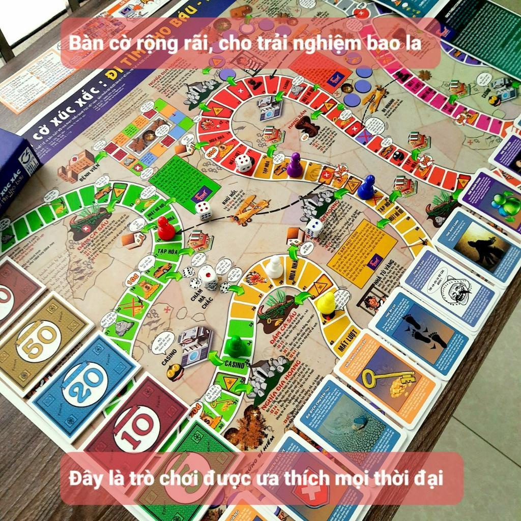 Board game-Đi tìm kho báu mini