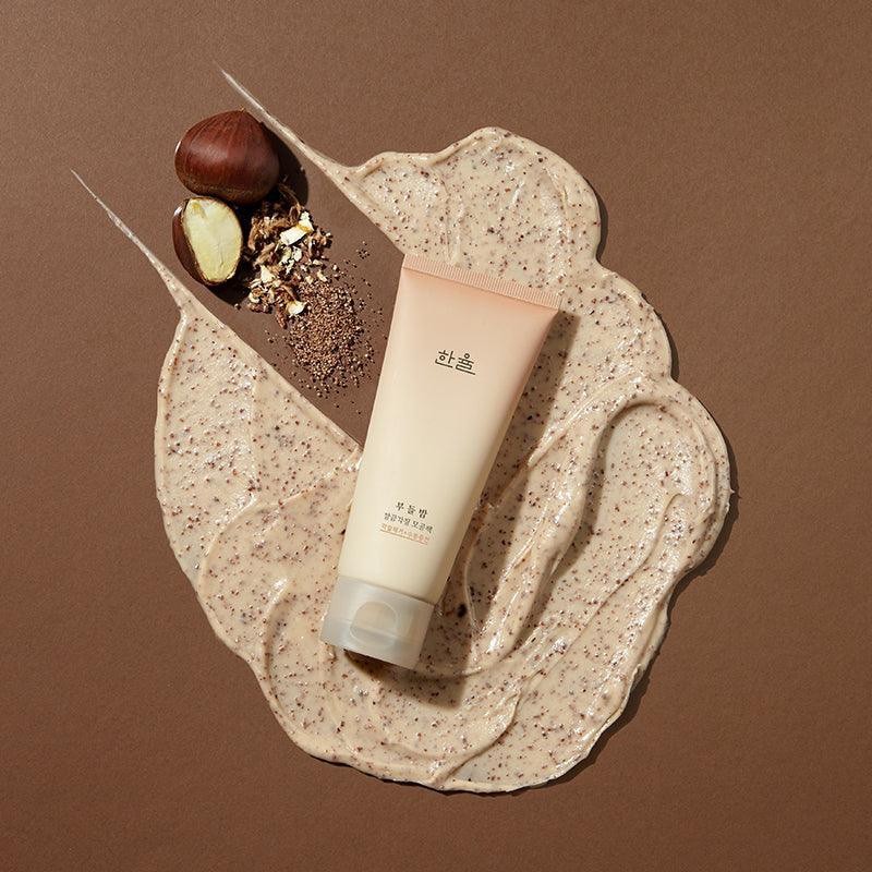 Mặt nạ đất sét làm se khít lỗ chân lông Hanyul Chestnut Shell Hydrating Pore Mask 20ml từ vỏ hạt dẻ