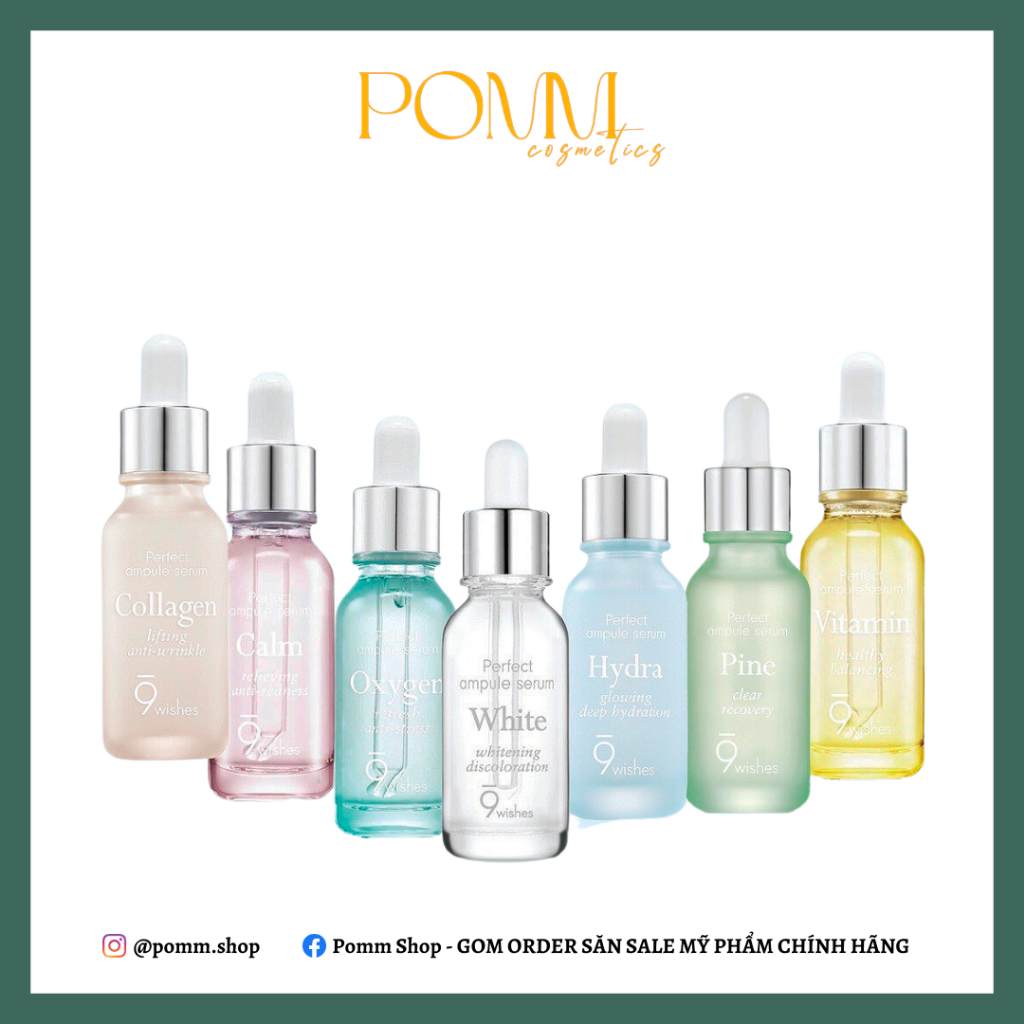 Tinh Chất Dưỡng Da 9Wishes Serum Ampule 25ml