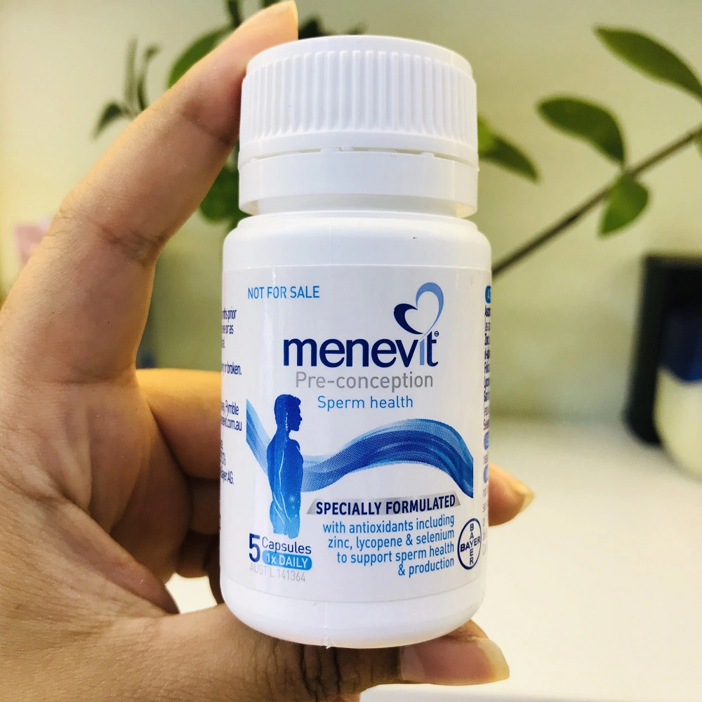 Viên Uống Menevit Úc hỗ trợ tăng chất lượng tinh trùng cho nam 30/90 viên Úc