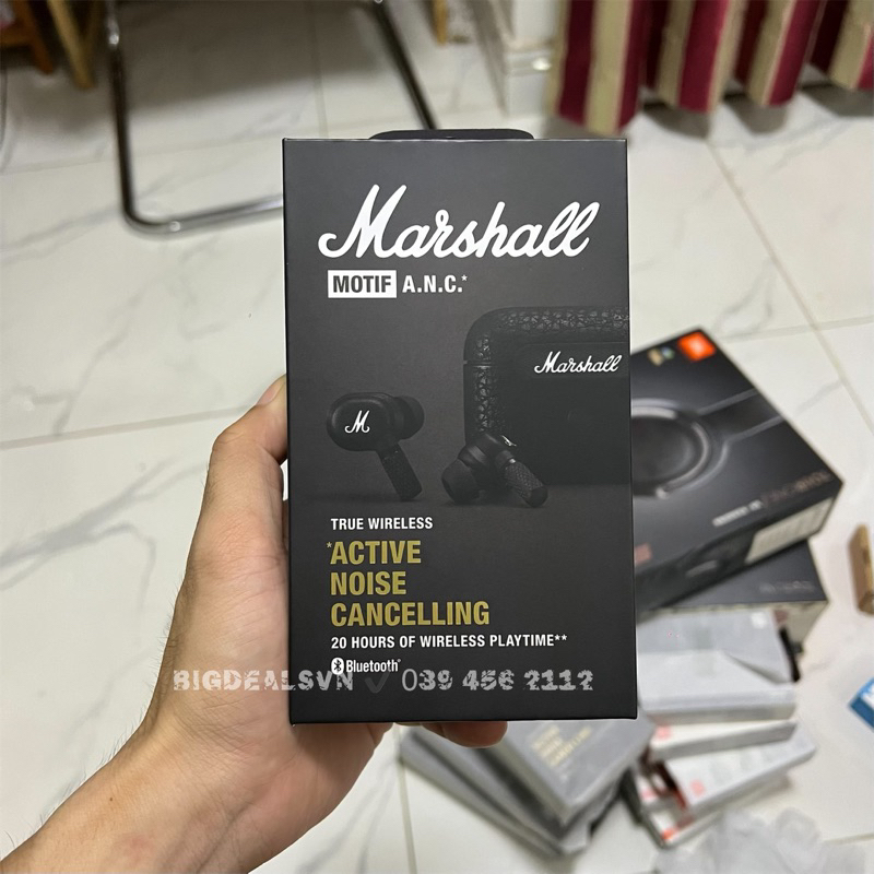 Tai nghe Marshall Motif ANC, New, Chính hãng ✔️ BigDeals VN