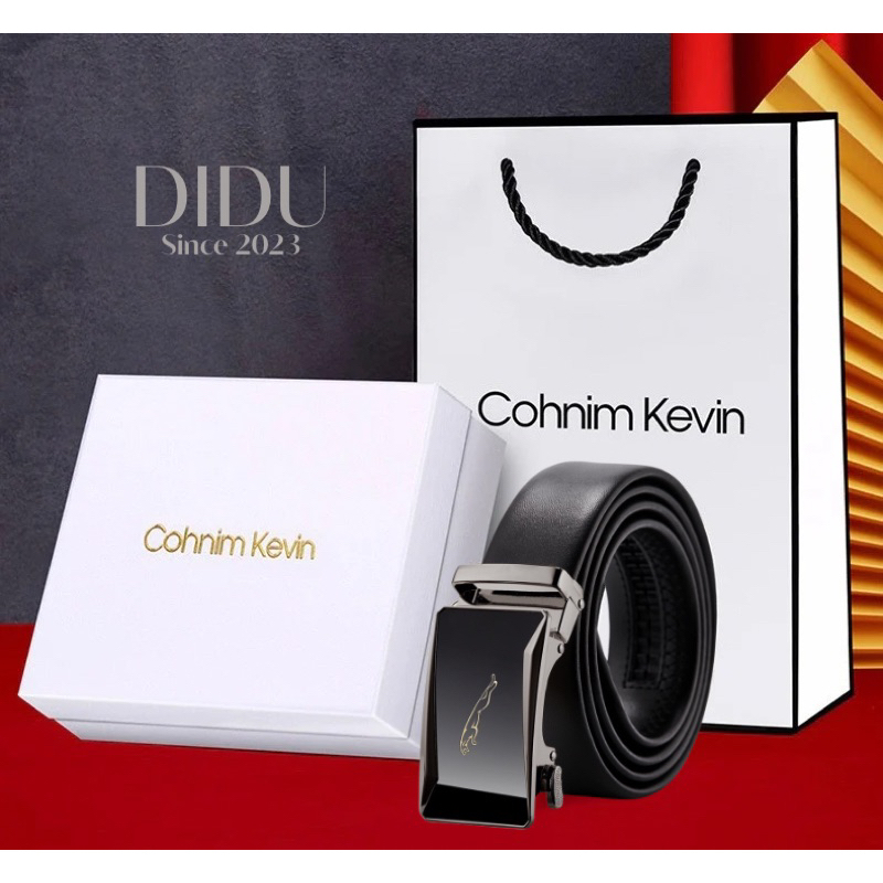 Thắt lưng nam, dây thắt lưng nam cao cấp Cohnim Kevin mẫu A4