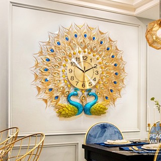 Đồng hồ decor công may mắn trang trí 3D ấn tượng mã L612