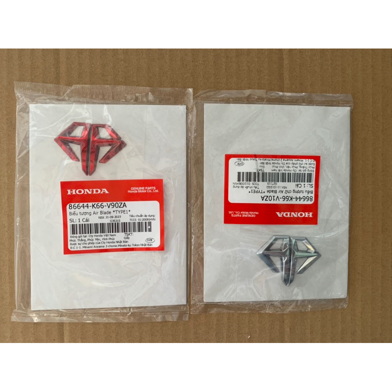 Logo Cánh yếm ab 2016-2019 . hàng zin tem túi chính hãng honda
