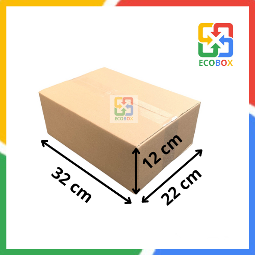 ECOBOX - 32x22x12 COMBO 50 Hộp Carton Đóng Gói Hàng