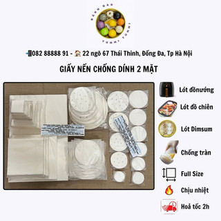 Giấy nến tròn đục lỗ / không lỗ Full Size - Nhiều phân loại cho bếp bánh