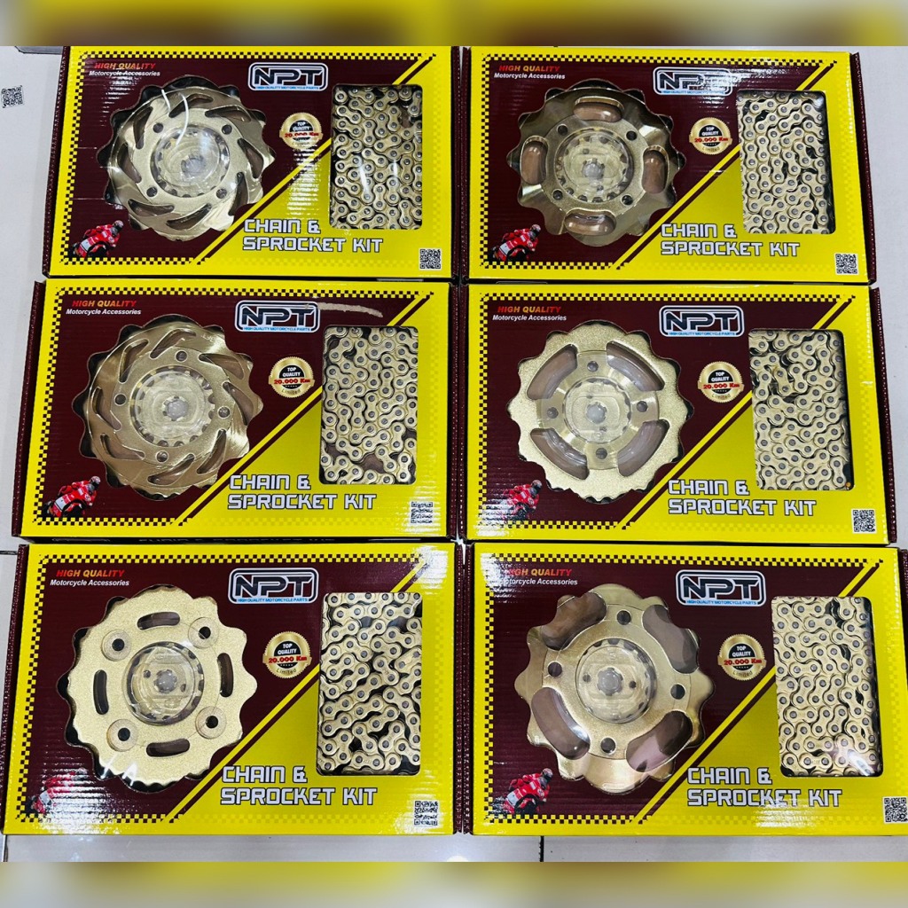 Nhông sên dĩa NPT mạ đồng chính hãng TLT được nhập khẩu từ thailan bảo hành 12 tháng,