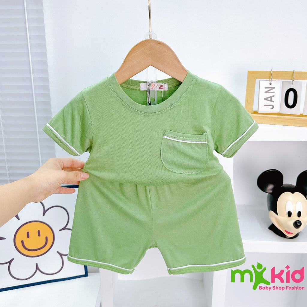 Bộ Cộc Tay Cho Bé Trai 7-26Kg 💖 Chất Cotton Thun Lạnh siêu mềm mịn thoáng mát Cho bé