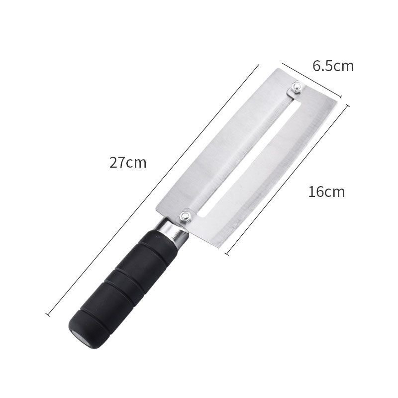 Dao hai lưỡi inox cán đen