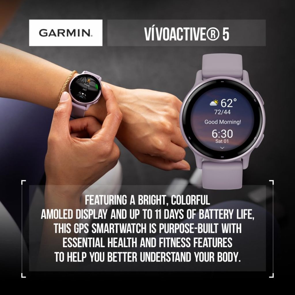 Đồng hồ thông minh Garmin vívoactive® 5_Mới, hàng chính hãng