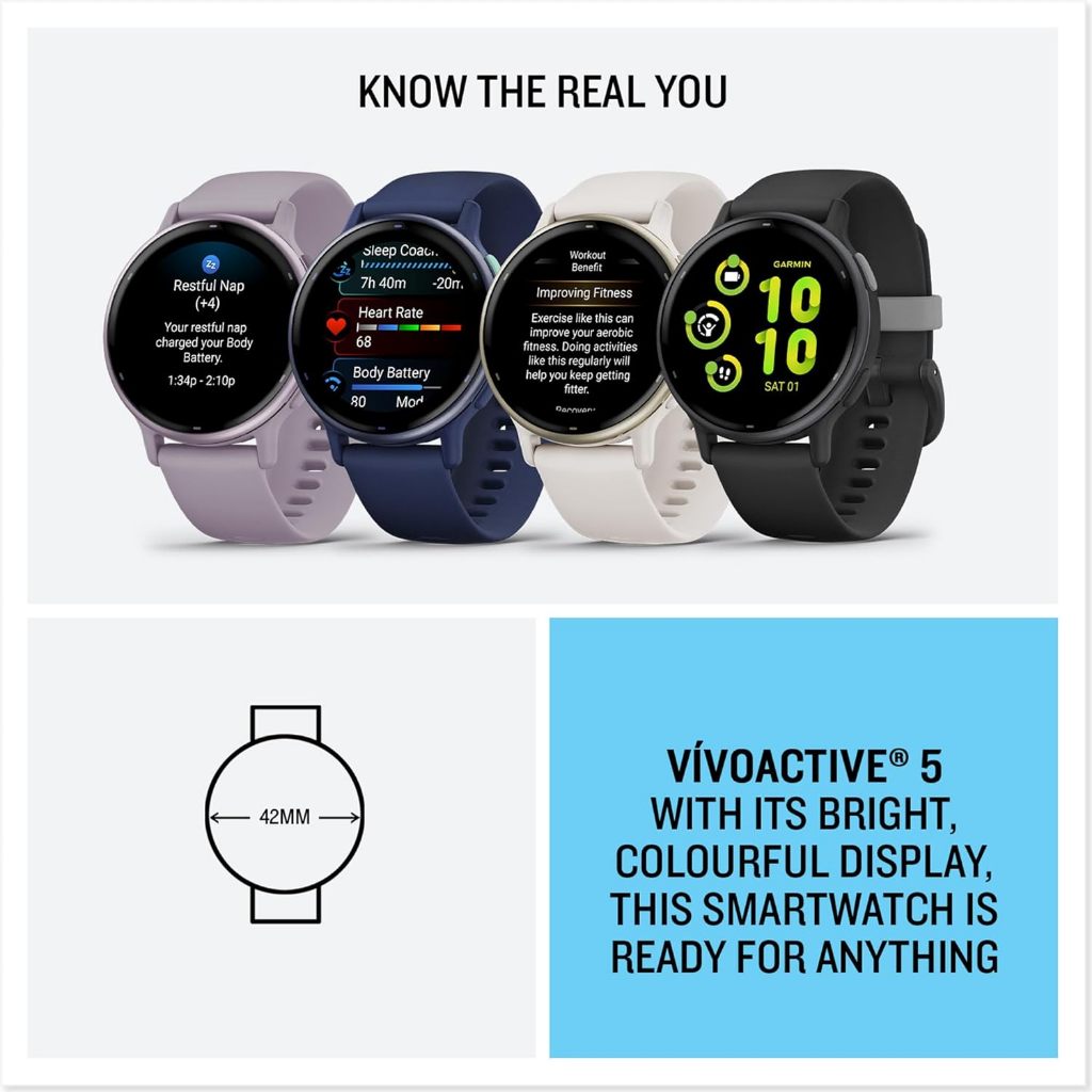 Đồng hồ thông minh Garmin vívoactive® 5_Mới, hàng chính hãng