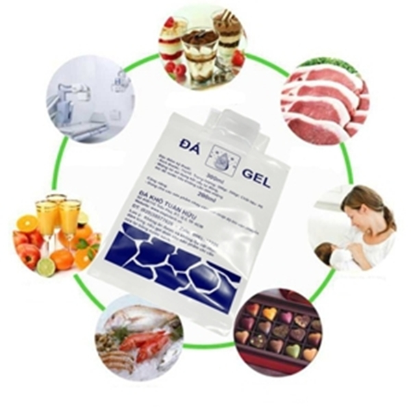 Đá khô Đá Gel /Túi đá gel giữ lạnh Mỹ phẩm,bảo quản kem