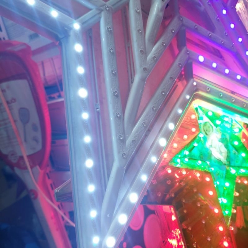 Đèn ngôi sao đỉnh trang trí noel kích thước 70cm