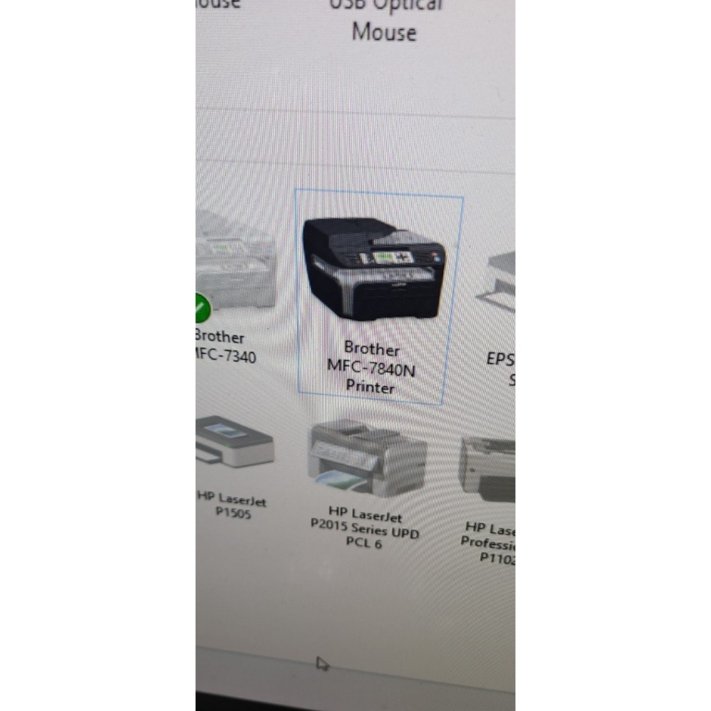 Xác máy in Đa Năng Brother , model : MFC-7840N , lổi bán xác