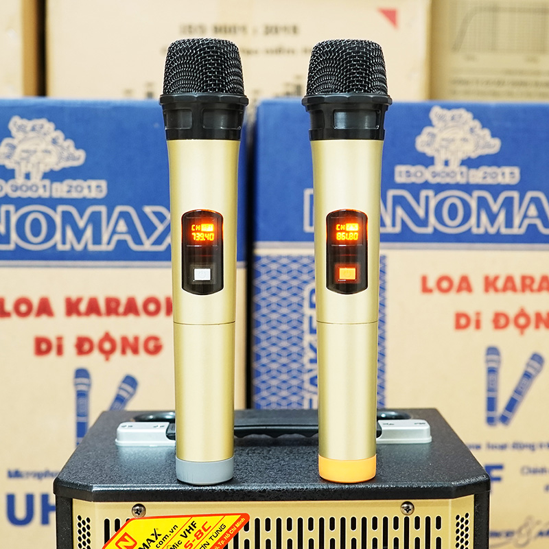 Loa Kéo Karaoke NANOMAX S-8C, Công Suất 50W,Bass 20cm,Bluetooth 5.0,USB,Thẻ Nhớ,Pin Lâu,Chống Hú Hút Tiếng,Hát hay
