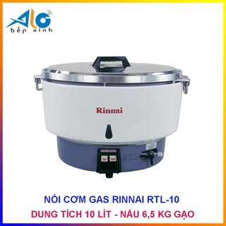 Nồi cơm gas rinnai 10 lit rtl-10 , nấu 5.5 lít gạo - bảo hành 2 năm - xuất xứ thái lan - alo bếp xinh