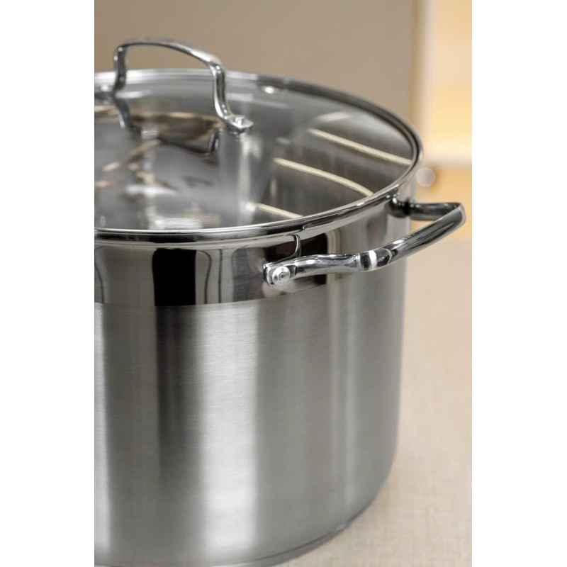 NỒI LUỘC GÀ INOX CAO CẤP TAKIN TK-30NC đáy dày 5 lớp hàng chính hãng dùng dc  mọi loại bếp