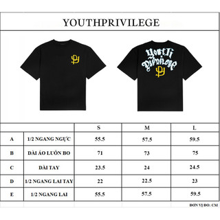 ICY WAVE YP LOGO BLACK T-SHIRT
