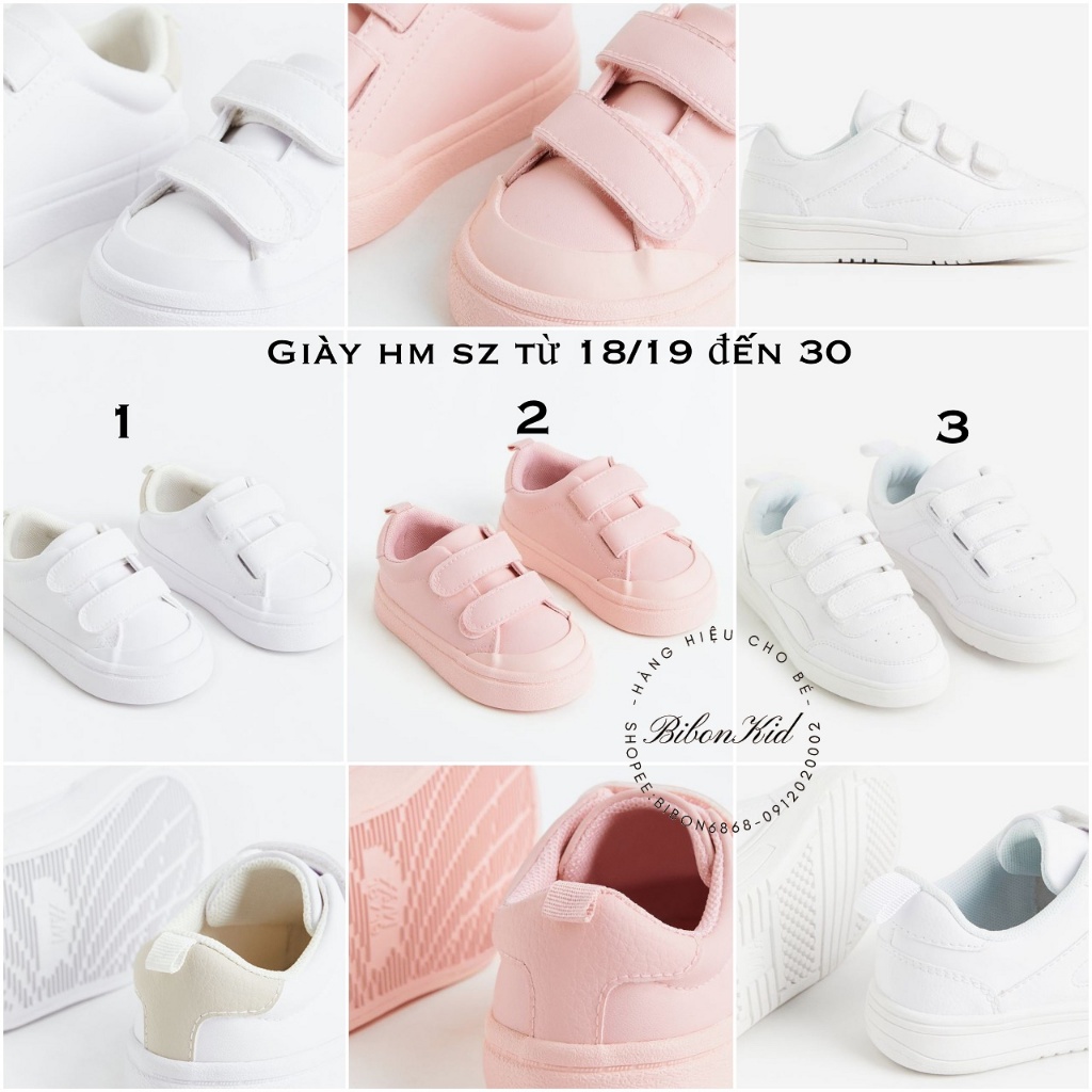 Giày cho bé HM chính hãng từ 18/19 đến 30