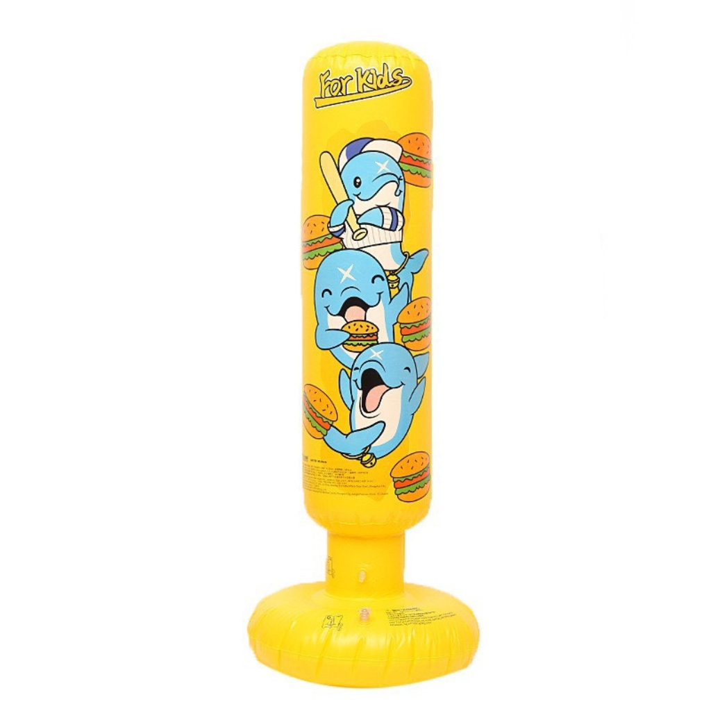 Bộ Đồ Chơi Boxing Bơm Hơi Có Kèm Bơm, Tự Động Cân Bằng, Đồ Chơi Cho Bé Vận Động