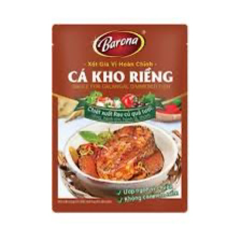 XỐT CÁ KHO RIỀNG BARONA