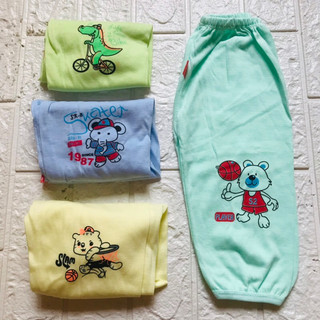 Quần dài  5 chiếc cotton RẤT MỎNG cho bé