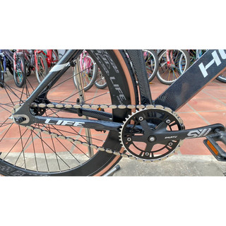 Xe đạp fixed gear Horse vân cacbon