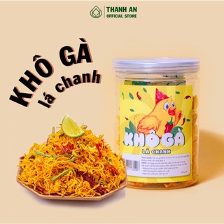 Khô Gà Lá Chanh Thơm Ngon Đóng Hũ Cao Cấp - Ăn Vặt Thanh An