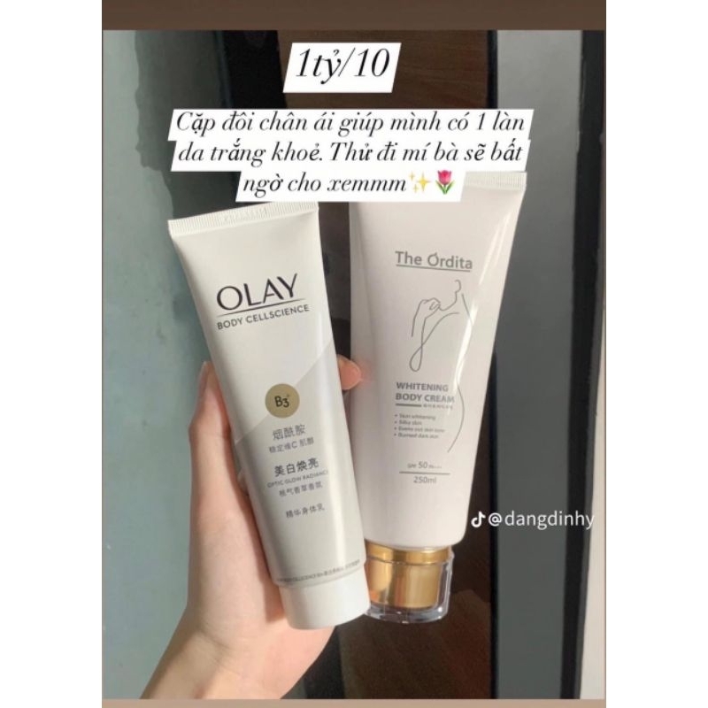 Kem The Ordita + Kem OLAY B3 xám 90ml