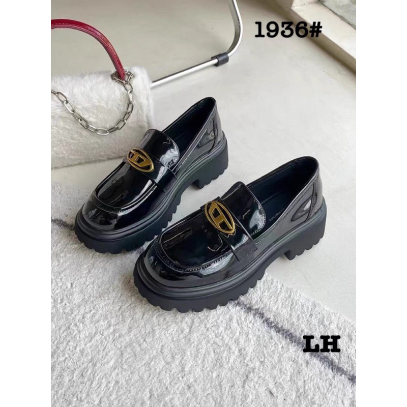 Giày slipon pra da ds da lì, bóng đế đúc fullbox mã 1936