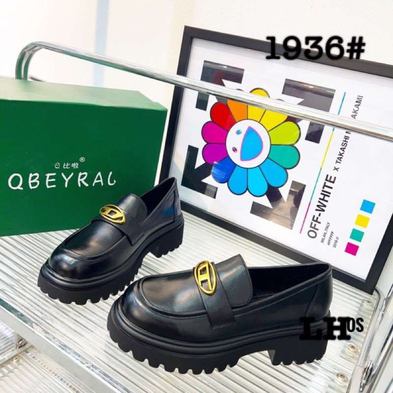 Giày slipon pra da ds da lì, bóng đế đúc fullbox mã 1936