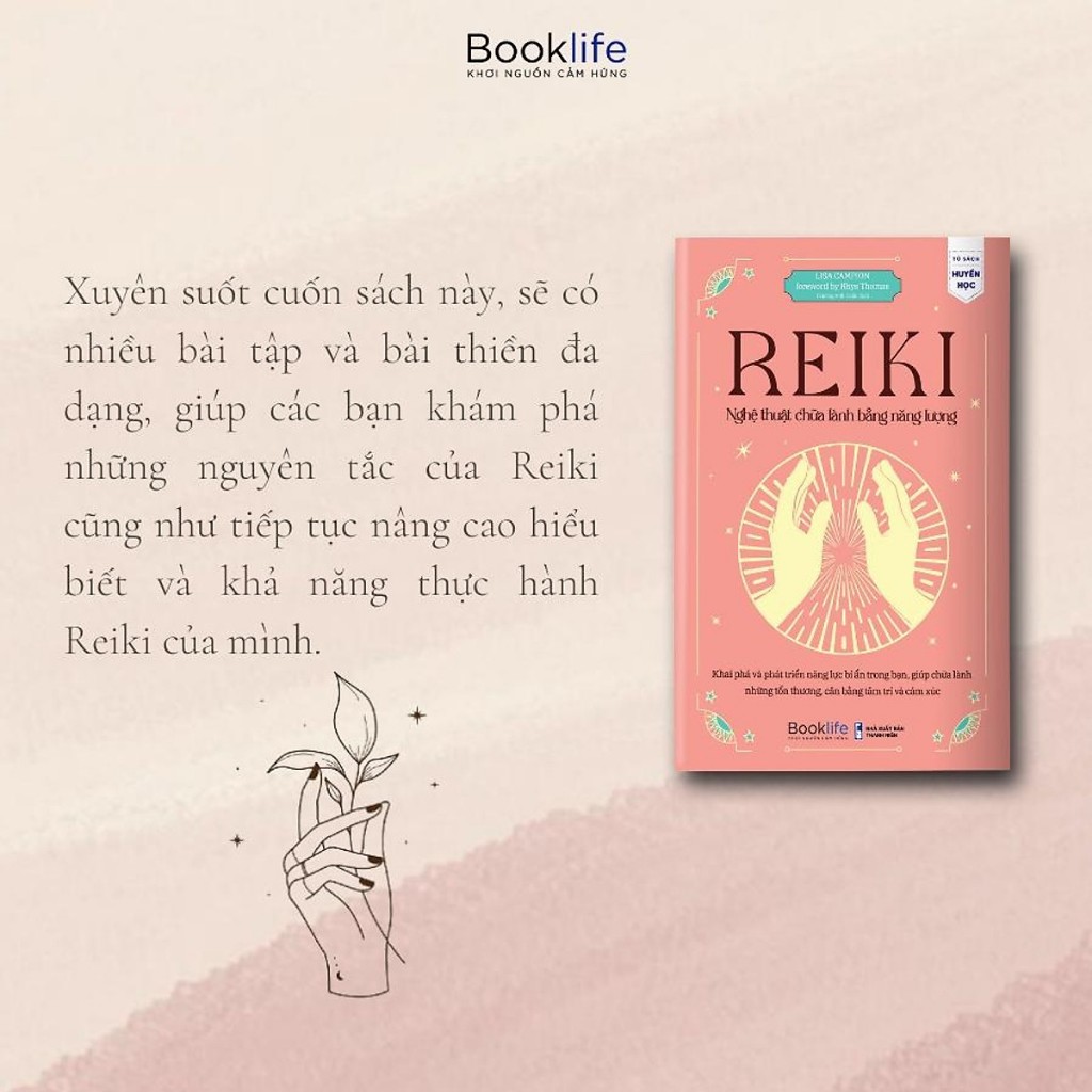 Sách - Reiki - Nghệ thuật chữa lành bằng năng lượng - 1980books