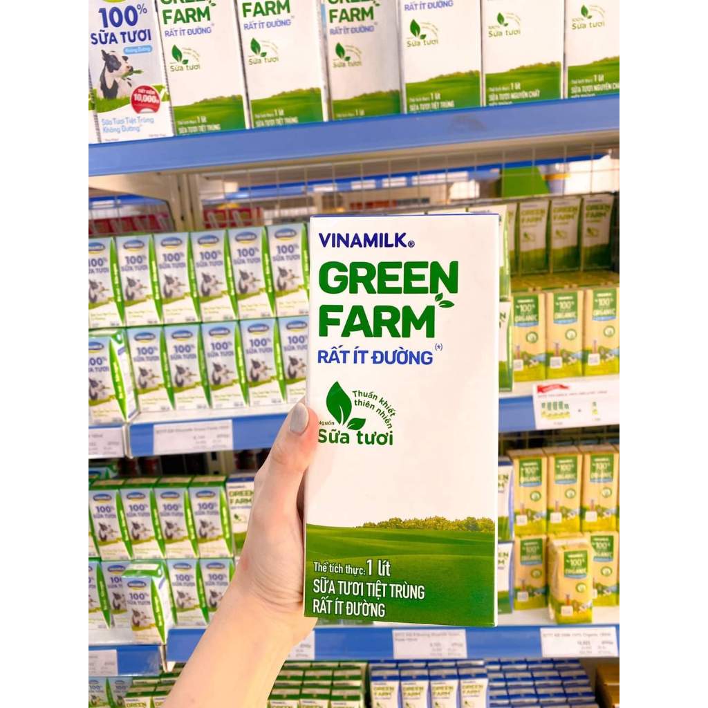 STTT green Fram rất ít đường 1L date 09/11