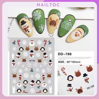 Sticker Dán Móng Noel Cập Nhật Mẫu Mới