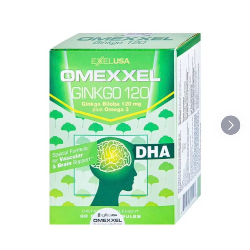 Viên uống bổ não Omexxel Ginko 120 USA