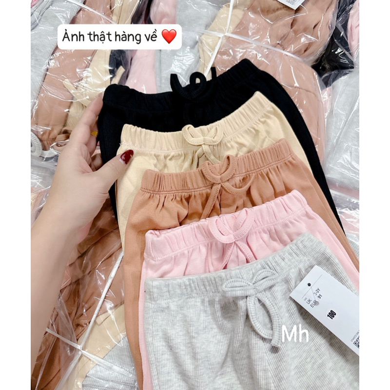 SÉT 5 QUẦN DÀI CHO BÉ GÁI