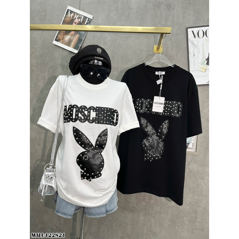 Áo Phông cổ dệt đính đá thêu da khômg bung siêu đẹp đủ size JELLYSTORE nam nữ đôi siêu đẹp