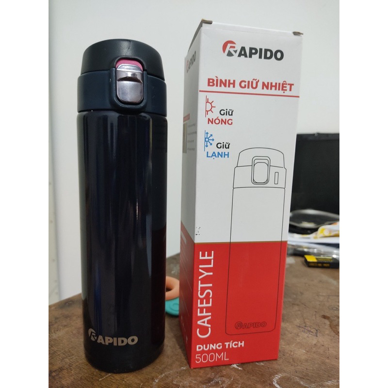 ❗❗ Bình Giữ Nhiệt Rapido Chính Hãng RTC- 500BL2 ❗❗❗