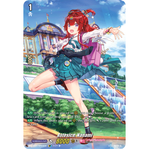 [ Cardfight Vanguard] 01 thẻ trò chơi SP Astesice, Nanami