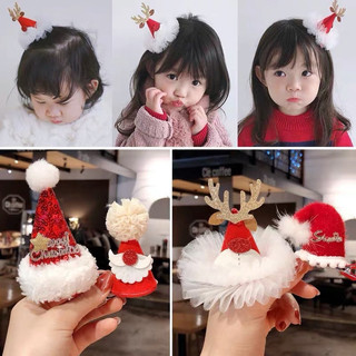 Phụ Kiện Trang Trí Tóc Phong Cách Giáng Sinh Dành Cho Bé Gái Và Người Lớn