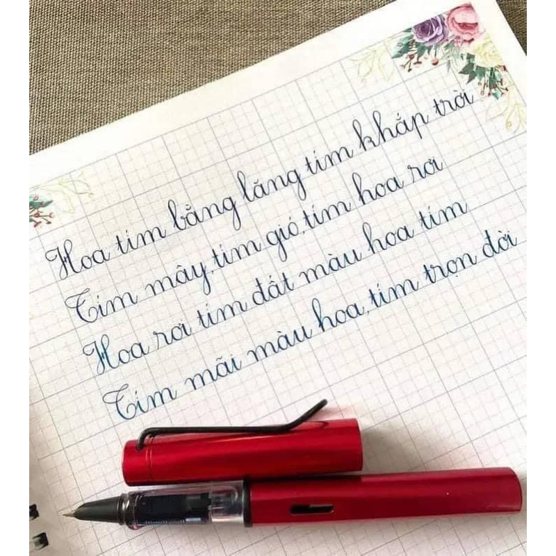 Bút Máy Ngòi Lá Tre T01 Tạo Thanh Đậm