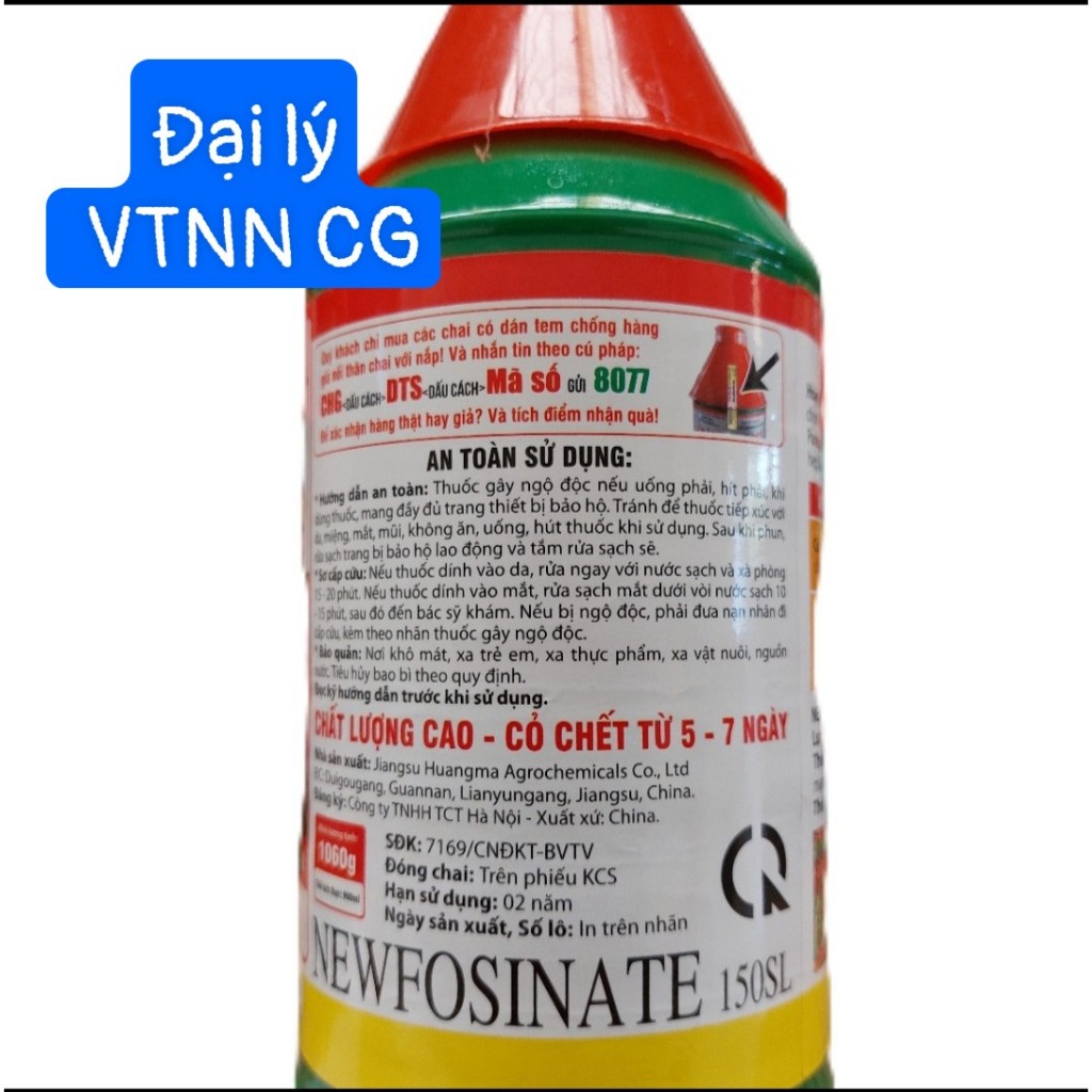 THUỐC TRỪ CỎ TRÂU RỪNG ĐEN  -ĐẬM ĐẶC HƠN-150SL 900ML