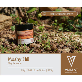 Sáp vuốt tóc valiant - mushy hill - clay pomade - 113g