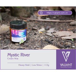 Sáp vuốt tóc valiant - mystic river - cream wax - 113g