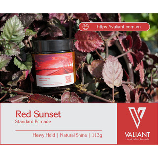 Sáp vuốt tóc Valiant - Red Sunset - Standard Pomade - 113g