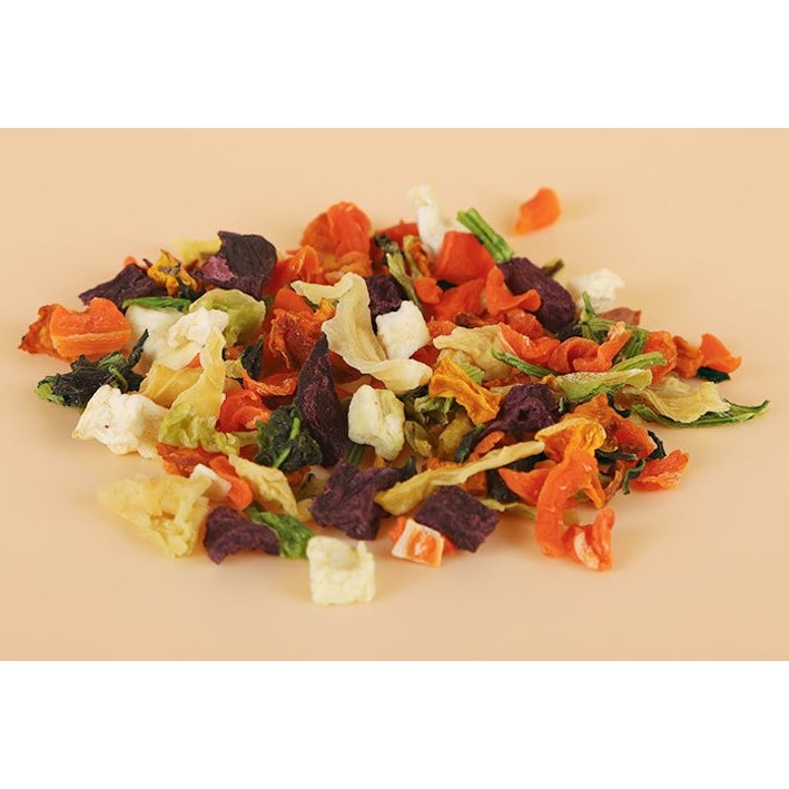 Rau,củ,quả sấy khô cho chó mèo