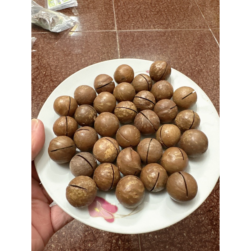 500g Hạt Macca Nứt Vỏ Hàng Hảo Hạng